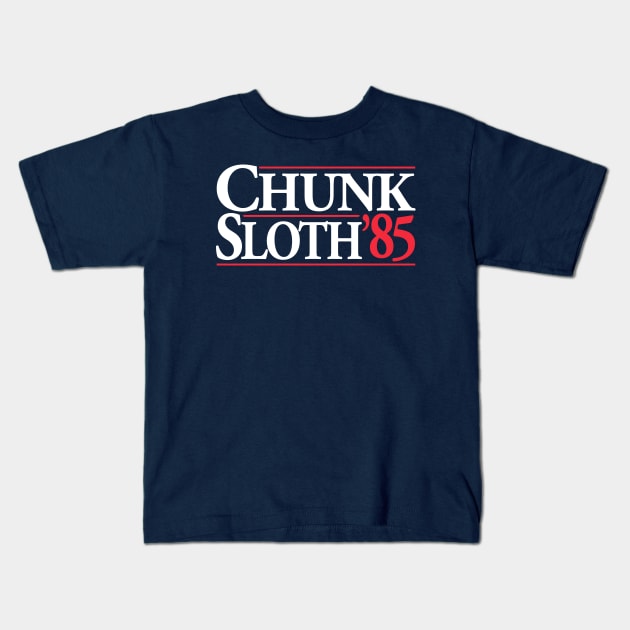 Chunk & Sloth in '85! Kids T-Shirt by CYCGRAPHX